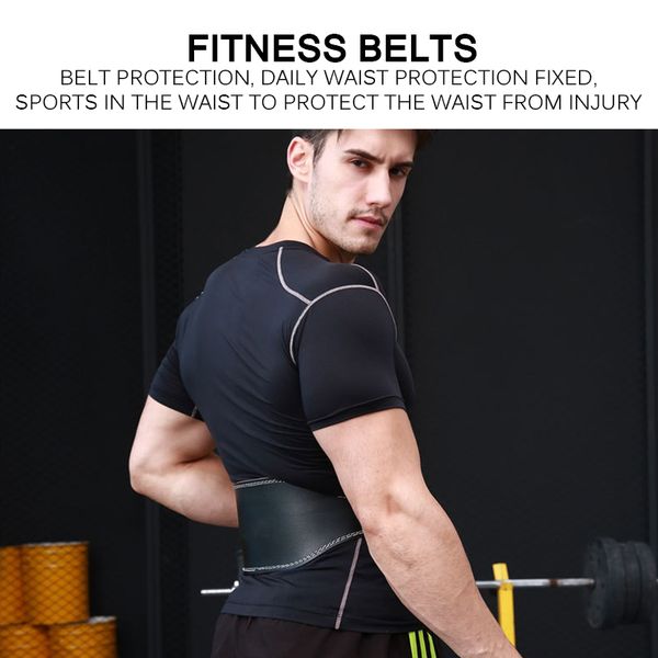 

fitness training lumbar accessories protection gym belt lifting sports supply belt safe weightlifting lifting sports supply, Black;gray