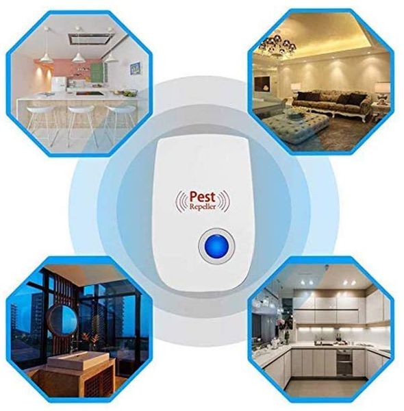 

ультразвуковая pest reject отпугиватель борьбы с вредителями электронные анти грызунами насекомых моль мыши мыши таракан москито киллер ламп