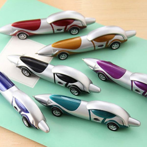 

new super cool plastic car ballpoint pen novelty ball pen creative items products gift school office stationery, Blue;orange