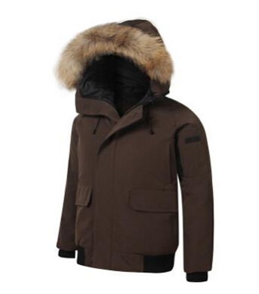 

fashion brand mens designer winter coats down parkas ribbed long sleeve canada g0000se hooded outerwears windbreakers with furs more colors, Black