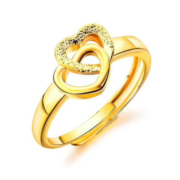 

women rings titanium steel ring plating rose gold opening adjustable ring fashion women's jewelry ms gift, Slivery;golden