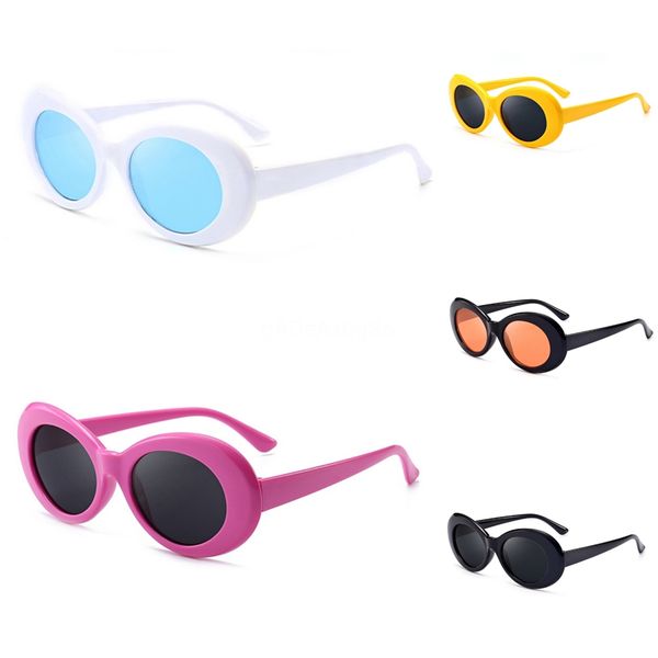 

2020 round lens spectacle hiphop sunglasee for women men female sunrods of male soil fashion colorful design sunglass #13395, White;black