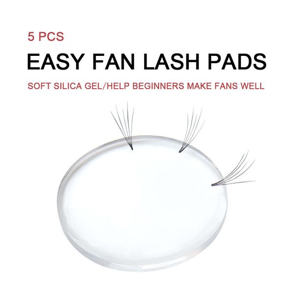 

kony 5pcs eyelash extension easy fan lash pads volume lash patches beginner make fans tools eyelash holder reusable washable