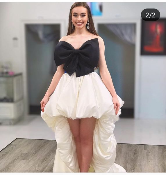 

2019 Sexy A-Line Hi-Lo Evening Dress sleeveless Vestidos floor length prom gown runway special occasion dresses