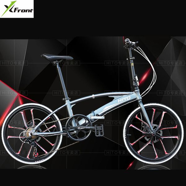

new brand 20/22 inch wheel aluminum alloy frame double tube folding bike outdoor bmx bicicletas disc brake bicycle