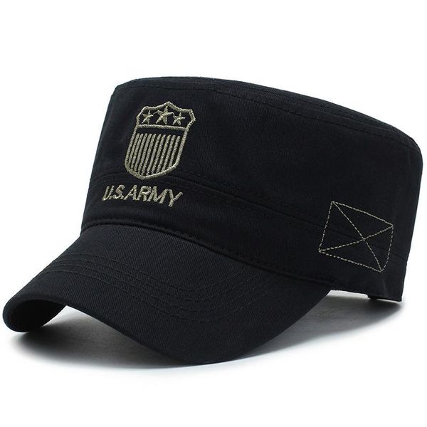 

2020 spring and summer new flat cap men's wild personality military hat outdoor fashion mountaineering hat fyjdk, White