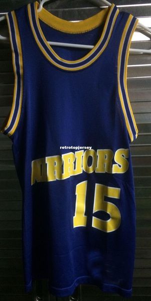 

wholesale latrell sprewell jersey 90's #15 t-shirt vest stitched basketball jerseys ncaa, Black;blue