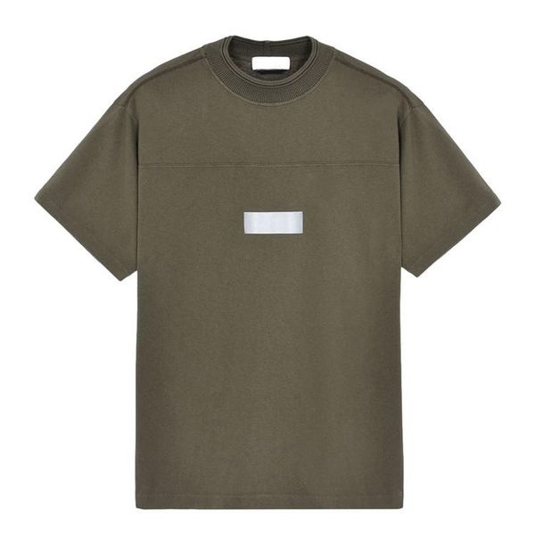 

19ss светоотражающий принт футболка topstoney письмо логотип печати футболка мода 4 цвета повседневная свободные мужчины женщины с коротким, White;black