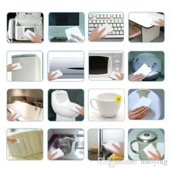 

100/50/20/10 pcs llot eraser magic melamine cleaning sponge 10x6x2cm clean accessory microfiber dish cleaning sponge home clean accessory ik
