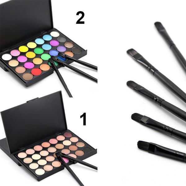 

28 colors natural pigment matte eyeshadow palette with brush long lasting cosmetic make up beauty tools sj66