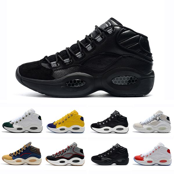 Black allen iverson shoes Clearance