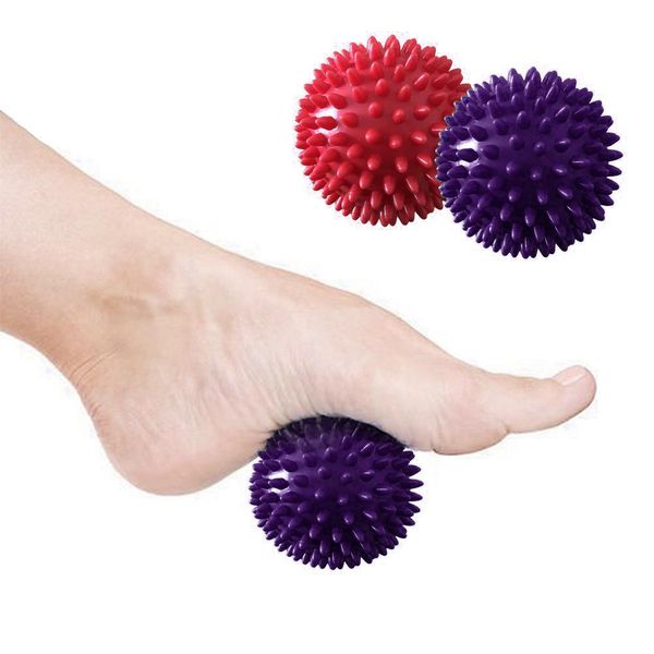 

7.5cm/9.5cm yoga studio spikey massage gym balls spiky stress reflexology