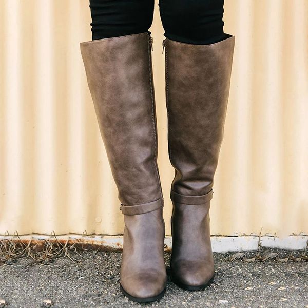 

monerffi woman boots faux suede slim boots over the knee high women fashion winter thigh high shoes, Black