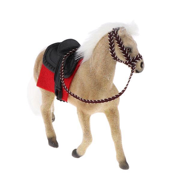 

mini horse figure farm animal acces for 1/12 dollhouse micro garden decoration