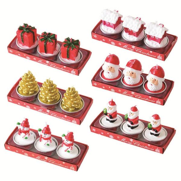 

decorative candle ornament for christmas candle mini cute christmas home party accessories lovely 3d satan claus