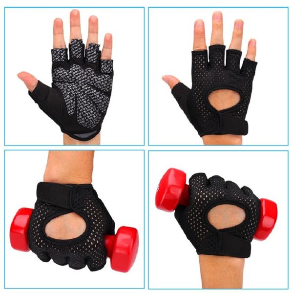 

multi sports fitness for women men body building weight lifting exercise gloves breathable anti slip half finger fitness gloves