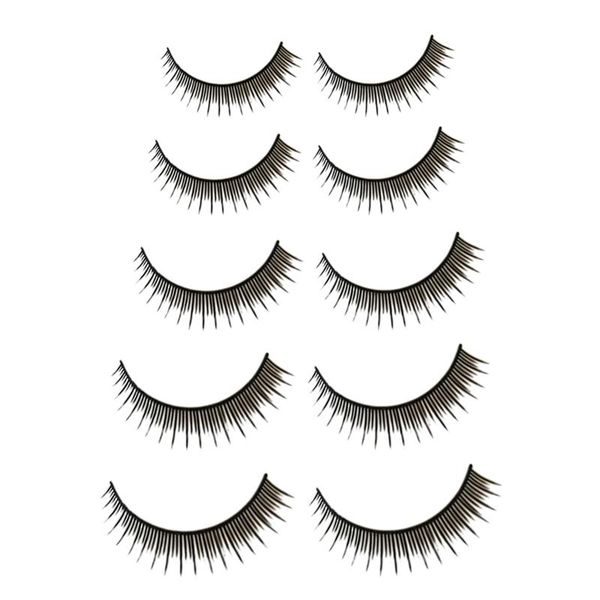 

5 pairs long false eyelashes natural fake eyelashes fashion makeup tools eye lashes extension