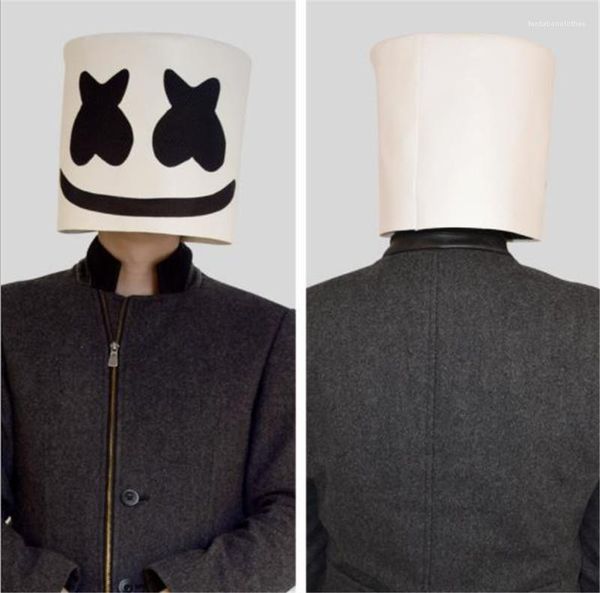 

dj concert props cosplay costume accessories christmas and children gift marshmello face mask, Silver
