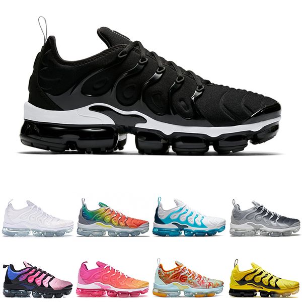 

chaussures womens sneakers classic tn women running shoes black red white sports trainer woman surface rainbow outdoor shoes, White;red