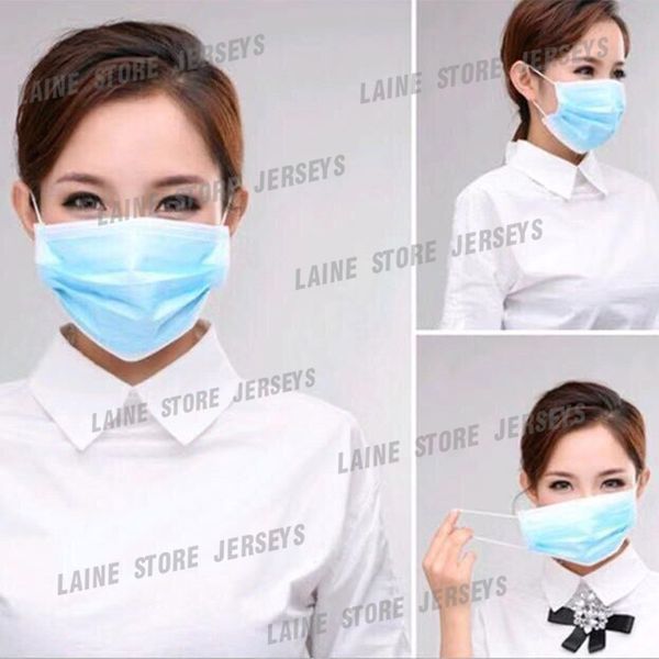 

7264991 dhl 5-10 days disposable face masks 3-layer anti dust breathable face mask sanitary men and women mask