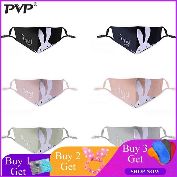 

2020 new fasion dust mask anti pollution mask pm2.5 activated carbon filter insert can be washed reusable pollen cotton mouth mask, Black