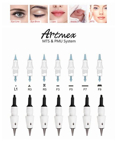 Artmex V3 V6 V8 V9 V11 Ersatznadeln Patronen PMU System Body Art Permanent Make-up Tattoo Nadel Derma Pen