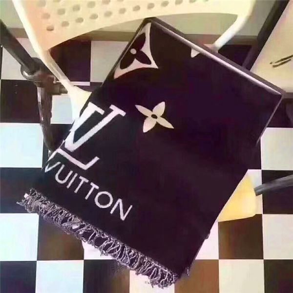 

2020 new autumn and winter super bright cashmere blended fabric, super quality fabric texture cashmere scarf size 180-70cm, Blue;gray