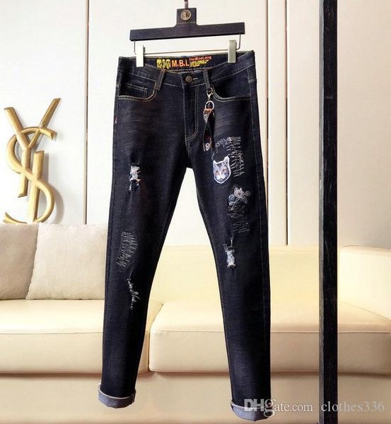 

2020 гоѬие пѬодажа мђжкие дизайнеѬкие джин мђжкие Ѭей еѬне джин мђж, Blue