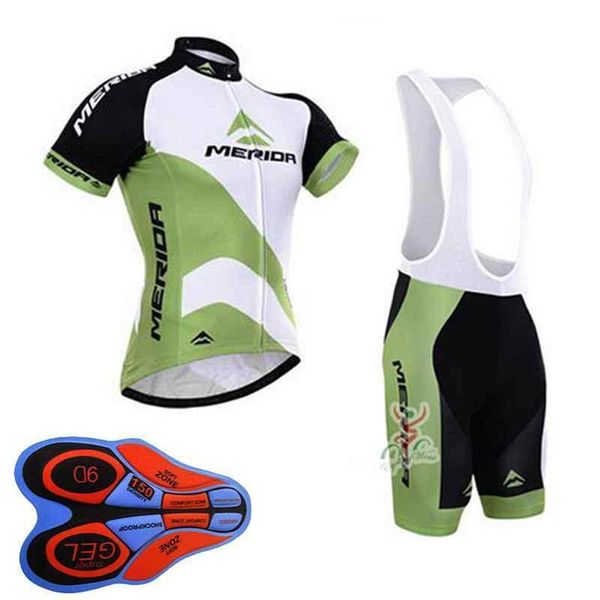 

2020 merida team cycling short sleeves jersey (bib )shorts sets summer cycling professional team mountain bike wear sportswear outdoor, Black;blue