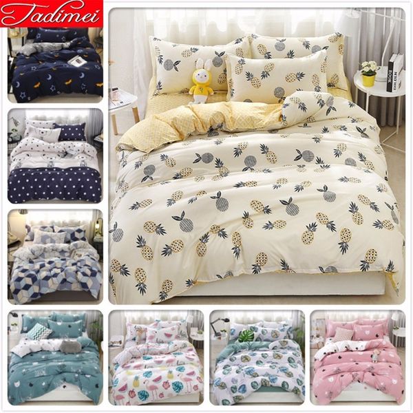 

new fashion 3/4 pcs bedding set kids duvet cover bed linen single full  king size bedspreads 150x200 180x220 200x230