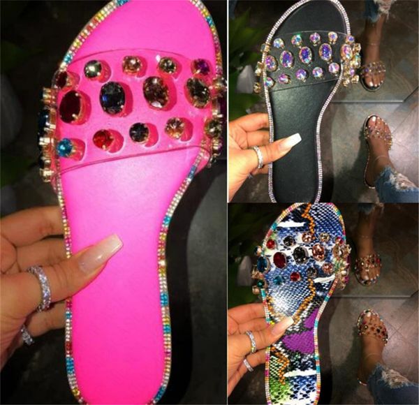 

лето женщины кристалл тапочки сандалии с блестками мини мягкие bling женский candy цвет вьетнамки indoor женский слайды пляжная обувь us6-10, Black;grey