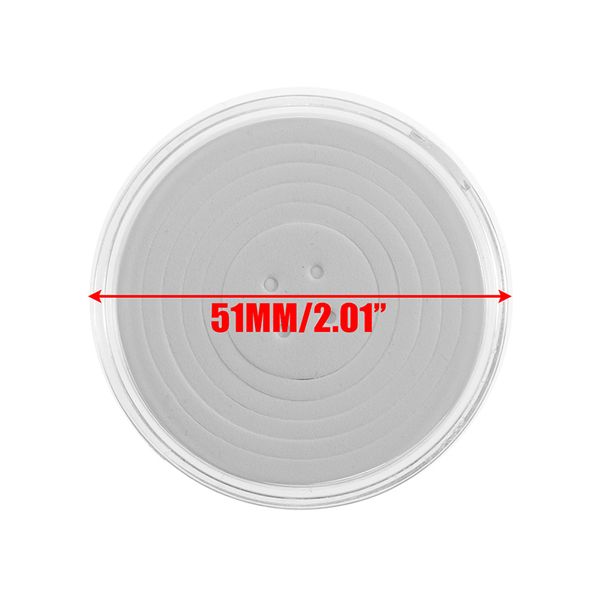 

20pcs coin holder coin box container transparent coin storage box display plastic protection container 46mm