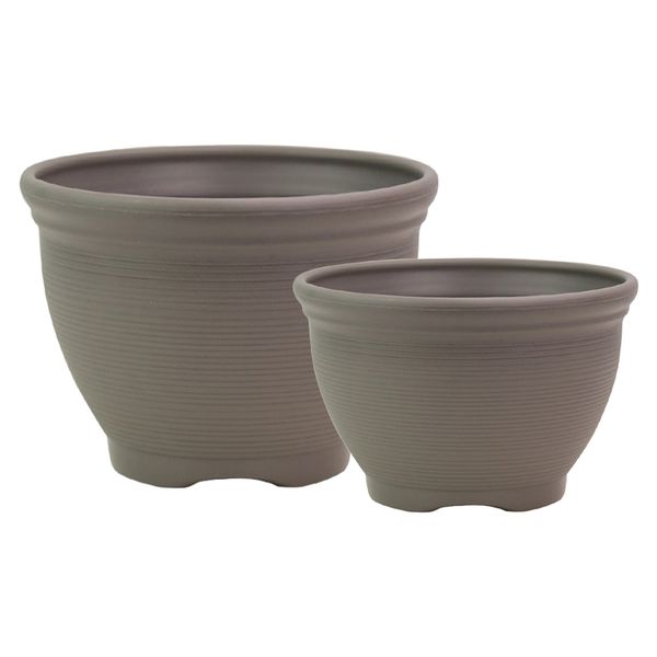 

2x plastic planter w/ drainage hole modern orchid flower pots planter containers