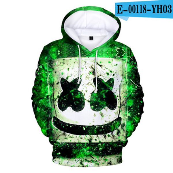

мужских дизайнер печатного hoodie мода популярной dj printed хип-хоп толстовка 2020 новых люди streetwear кофта плюс размера 2xs-4xl, Black