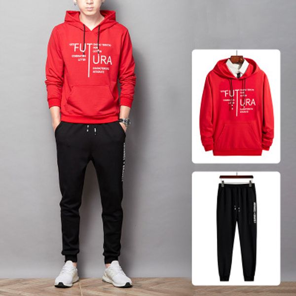 

mens конструктора марка 2 шт набор престижное zipper письмо повседневный outfit мода весна осень новый приезжает tracksuit 2019 top hot, Black;brown