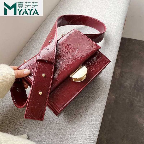 

maiyaya 2020 new mini handbags women fashion ins ultra fire retro wide shoulder strap messenger bag simple style crossbody bags