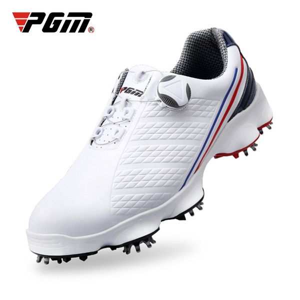 

pgm golf shoes men's waterproof breathable antiskid shoes knob buckle sports spiked nail training sneakers d0573