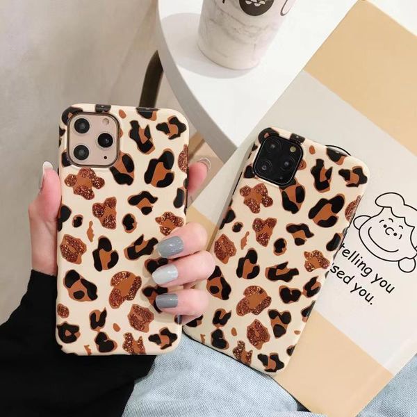 

leopard cellphone case for iphone 11 pro max 11 xs max xr 8 7 plus tpu protective