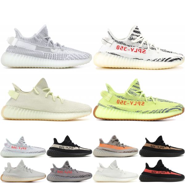 

2019 kanye v2 tatic running hoe cream white zebra emi frozen yellow jogging hoe men women de igner neaker we t port hoe 36 46