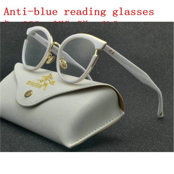

anti-blue reader reading glasses sunglasses women cat blue light blocking hyperopia presbyopia with diopters presbyopia nx, White;black