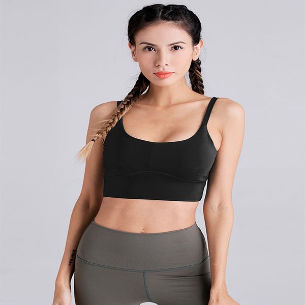 

new hemline no seam gather underwear bond the united states back shockproof vest fitness yoga sports bra, White;red