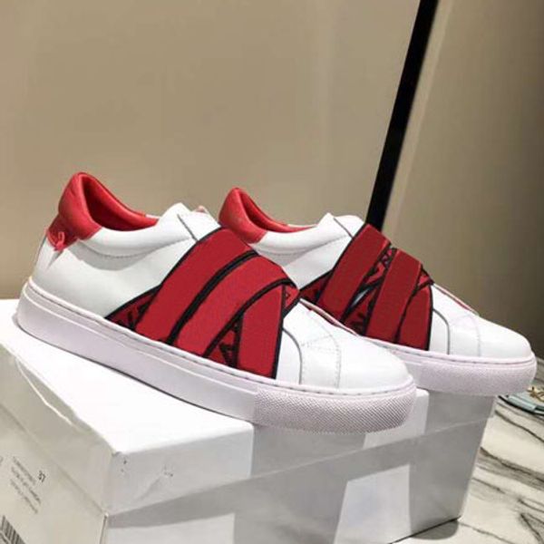 

with boxfor man or woman casual shoes sneaker shoes trainers sandals slippers flat shoes white shoe dhl by toy99 jfx05, Black;red