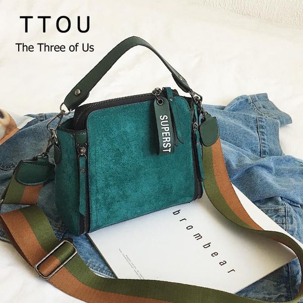 

vintage women scrub leather luxury shoulder bags solid color ladies crossbody bag handbag female tote girls wild bags