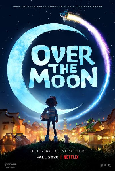 

over the moon poster silk tv art film print 01