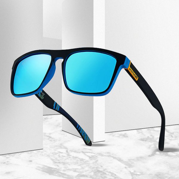 

fashion guy's sun glasses polarized sunglasses men classic design all-fit mirror sunglass with brand box, White;black