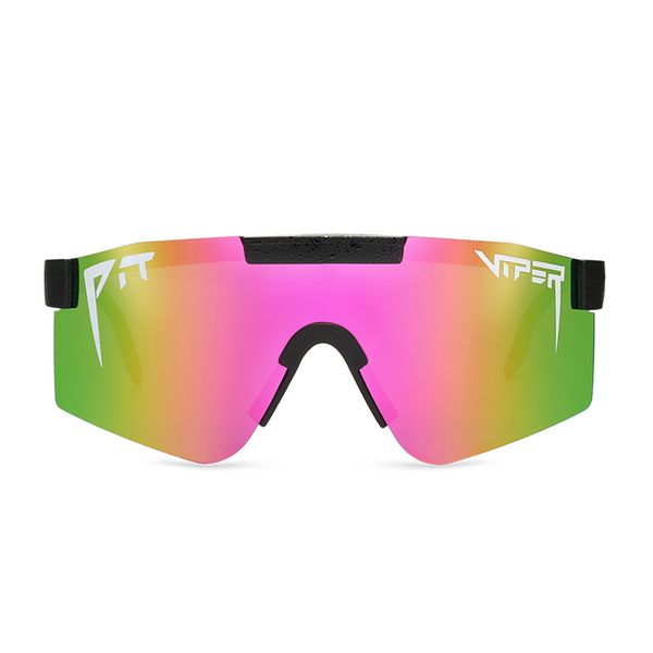 

rose red pit viper sunglasses double wide polarized mirrored lens tr90 frame uv400 protection, White;black