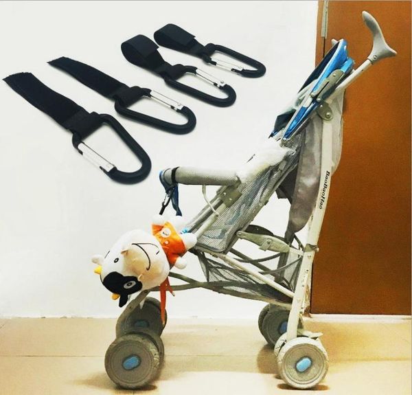

200pcs stroller hooks wheelchair stroller carriage bag hanger hook baby strollers shopping bag clip