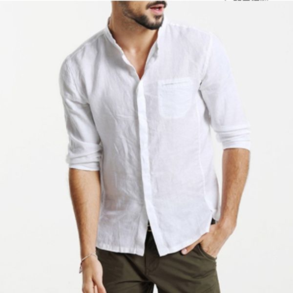 

2019 summer fashion new men solid color half sleeve men pockets loose casual button v neck shirt, White;black