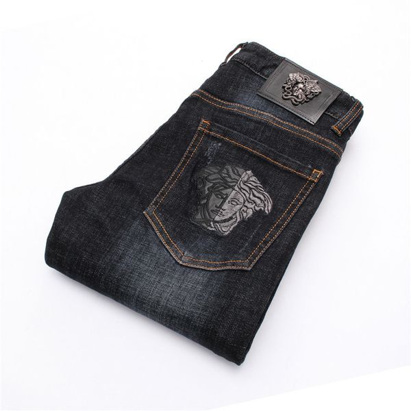 

mens versace карандаш брюки euramerican бестселлеры мужские дизайнерские мужские джинсы hallen мужские джинсы европейский и американский сти, White