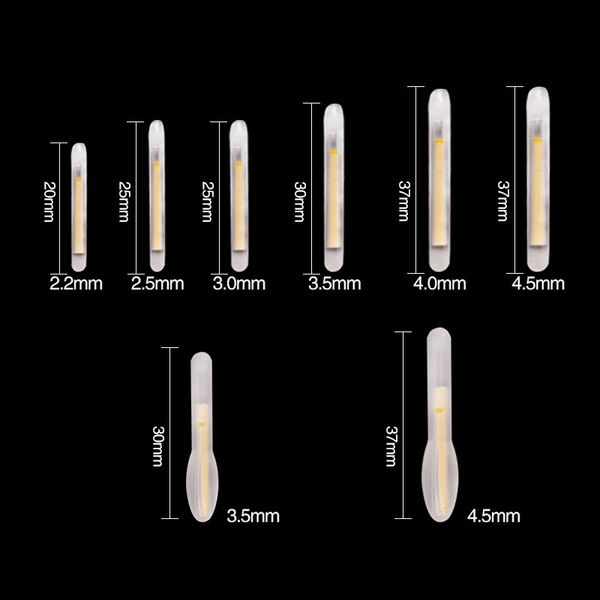 

50 pcs lightstick fishing float portable luminous fishing fluorescent luminous dark glow stick float supplies